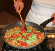 mushrooms peas sauce xx05